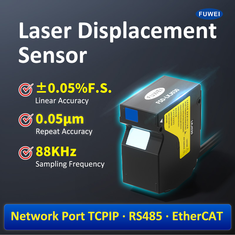 Misurazione accurata del futuro industriale: sensori di spostamento laser ad alta velocità serie FSD-LKJ da Fuwei Electronics