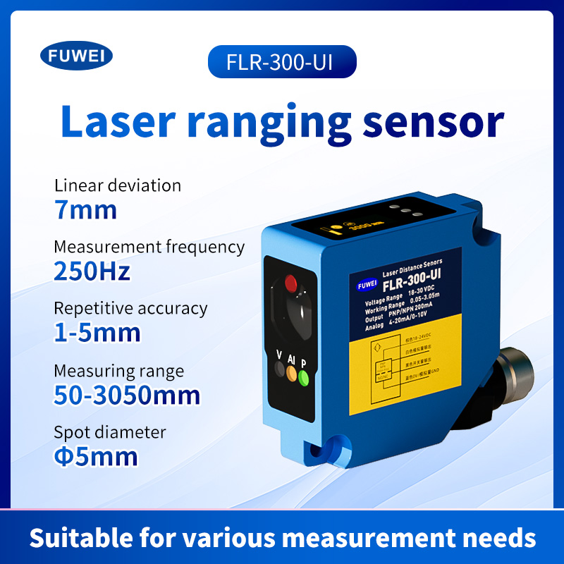 Misurazione accurata della scala industriale: il sensore di misurazione della distanza laser FLR-300-UI da Fulvic Innovates