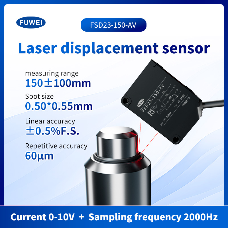 Sensore di spostamento laser ad alta precisione