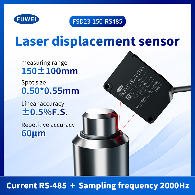 Sensori di spostamento laser ad alta precisione