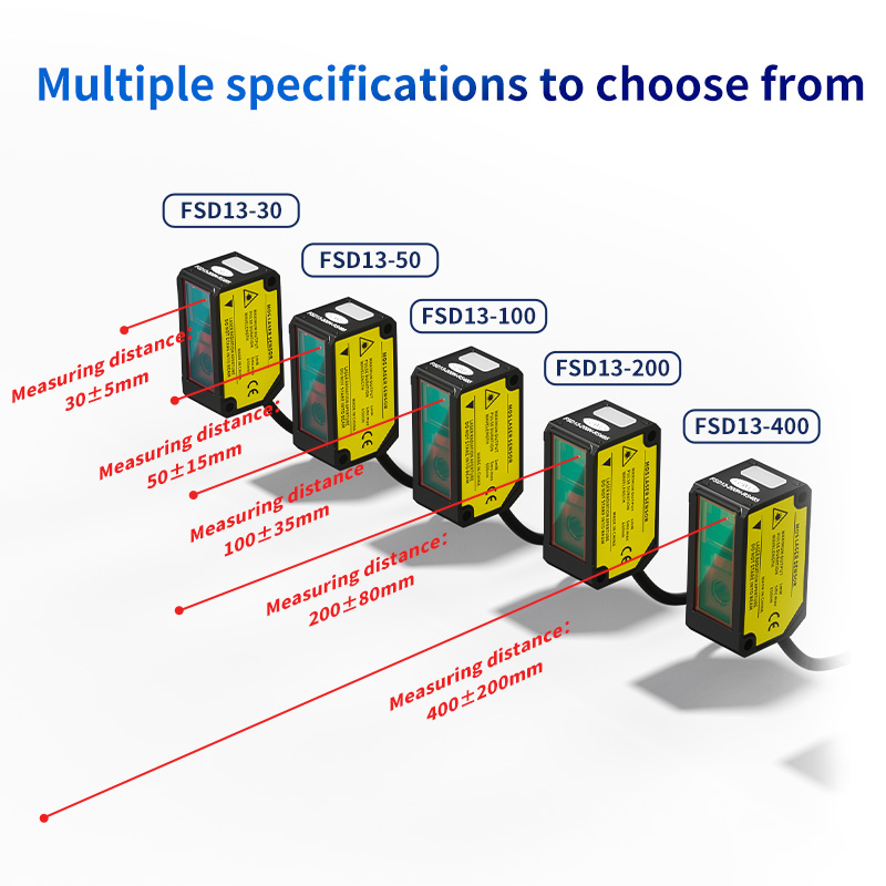 Sensore di spostamento laser serie FSD13